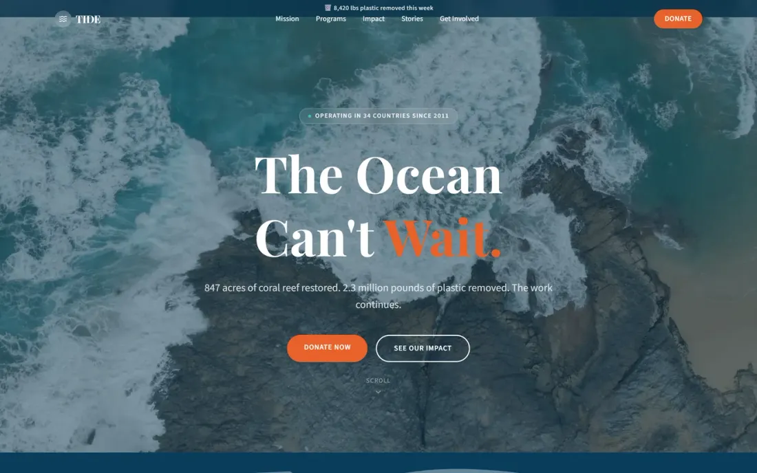 TIDE Foundation website