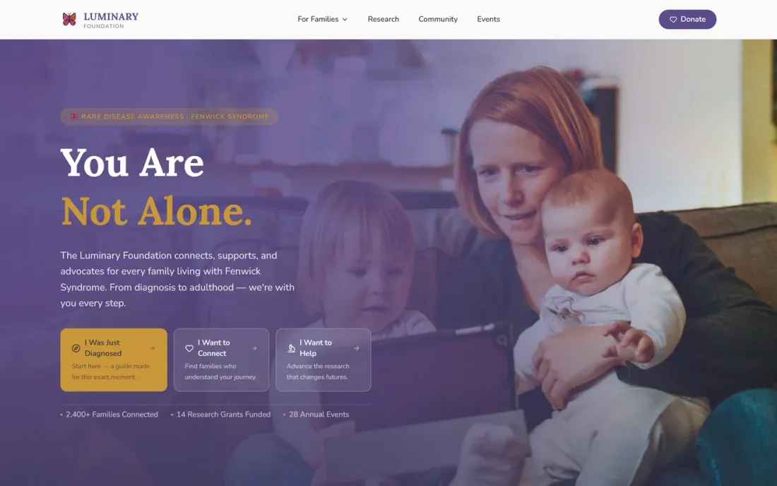 Luminary Foundation website
